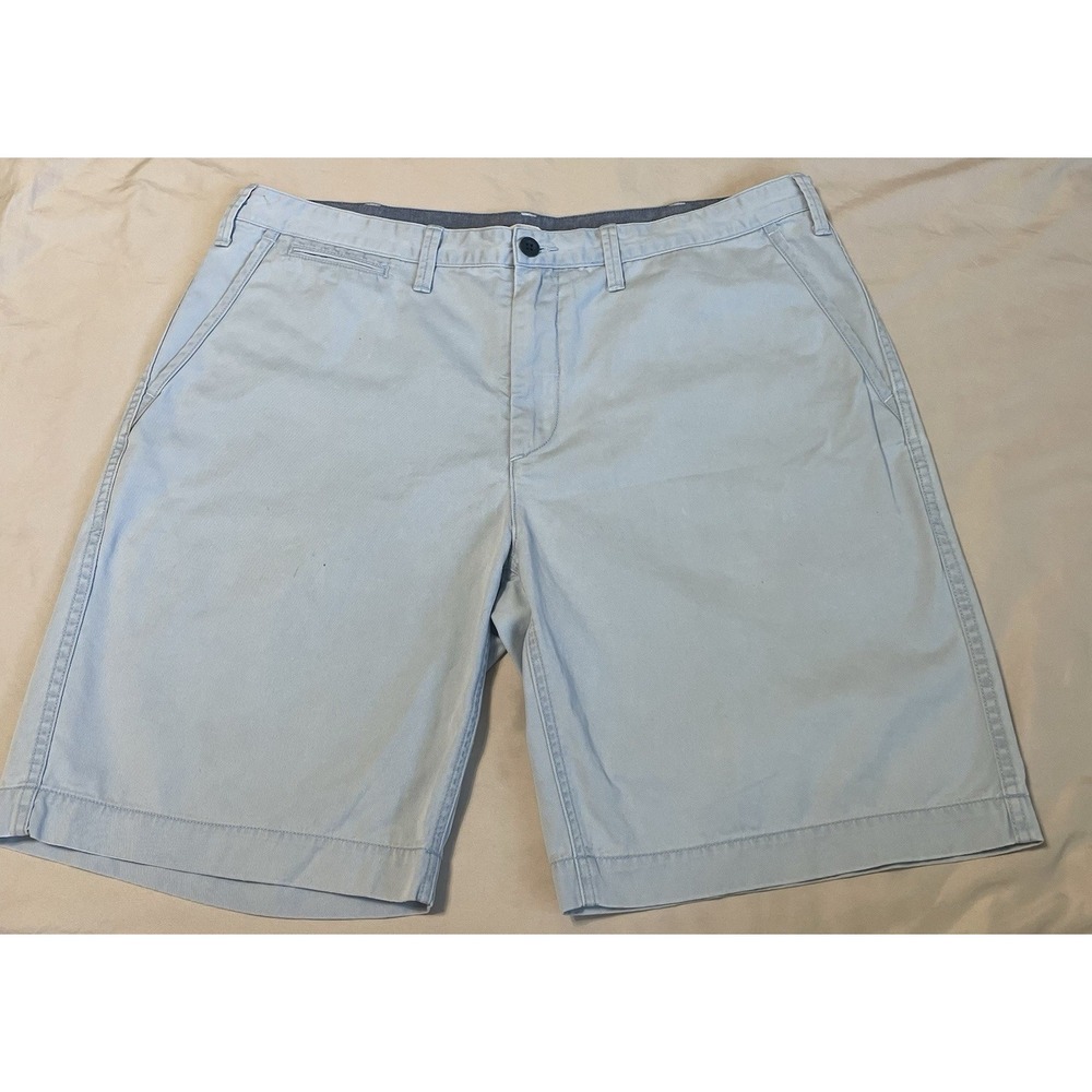 Polo Ralph Lauren Shorts Mens 38 Blue Relaxed‎ Fit Flat Front Casual Golf Chino